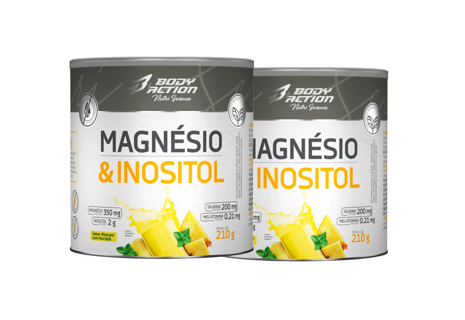 2 Potes Magnésio & Inositol